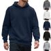 Men's Clothing Men's European And American Large Size Autumn And Winter Leisure New Thick Jacquard Hooded Sweatshirt Long Sleeved Men's Tops_viptrois.com