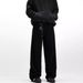 Jeans Men's Autumn And Winter New China-Chic Embroidery Black Straight American High Street Vibe Loose Casual Pants_viptrois.com