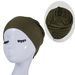 Mercerized Cotton Turban Hat – Elastic Pullover Head Cover For Women (No-Balling Design, Muslim-Friendly Hair Concealer)_viptrois.com