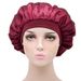 New Silk Sleeping Cap Satin Elastic Narrow Brim Shower Cap Round Cap Home Hair Care Cap_viptrois.com