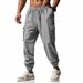 Men's Clothing Men's Casual Pants Spring And Autumn Style Wide Tube Outdoor Sports Workwear Cuff Pants Men_viptrois.com