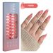 Nails French Nail Sheet Nail Patch Short Almond Nail Sheet Boxed 150_viptrois.com