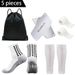 Outdoor Sports Combination Anti Slip Sports Football Socks Sports Ball Bag Bandage Socks Leg Guards Knee Pads_viptrois.com