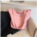 Women's Shoulder Bags Nylon Cloth Bag Women's Solid Color Light Bucket Bag Large Capacity Leisure Environmental Protection Cloth Bag_viptrois.com
