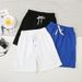 Men's Clothing Summer Beach Pants Men's Casual Running Sports Shorts Men 5 Points Straight Ins_viptrois.com
