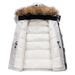 Men's Fashion Winter Parka Coat With 90% White Duck Down, Hooded Long Coat For Cold Weather_viptrois.com