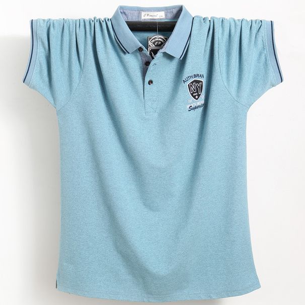 Men's Clothing 2024 Lapel Short Sleeve T-shirt Men Plus Size Hong Kong Style Polo Shirt Middle-aged and Old Youth Casual Pullover Half Sleeve_viptrois.com
