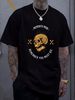 Memento Mori T-Shirt - Skull And Crossbones T Shirt - Stoic Stoicism Philosophy Top For Everyday Wear Graphic Breathable Soft Slightly Versatile_viptrois.com