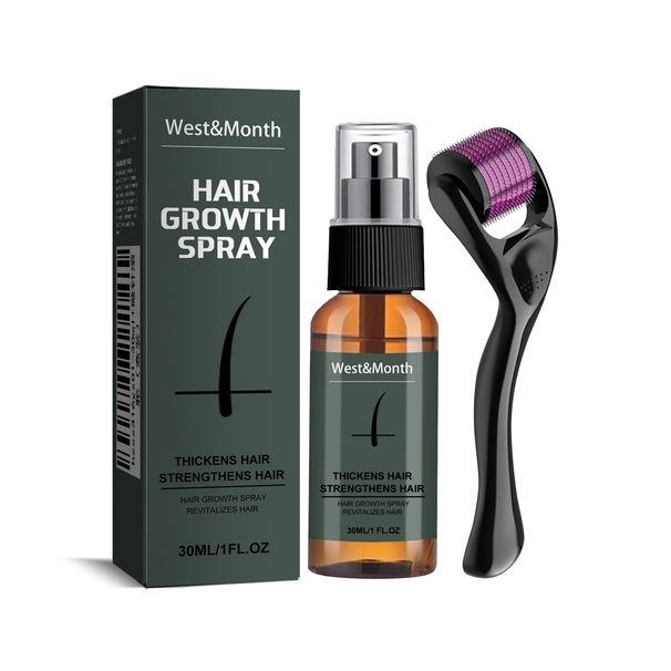 Beard Spray Set Moisturizing Spray Beard Care Promoting Thick Liquid_viptrois.com