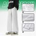 Men's Relaxed Fit Heavyweight Cotton Sweatpants With Drawstring Wide-Leg Joggers For Casual Streetwear Fall Winter_viptrois.com