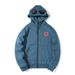 Men's Clothing New Spring American Street Style Loose Fit Versatile Street Fashion Badge Glasses Hat Zipper Hoodie_viptrois.com