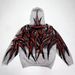 European And American INS Dark Gothic Print Skull Sweatshirt Long Sleeve Pullover Loose Trendy High Street Jacket_viptrois.com