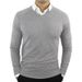 Loom New Cross-Border European And American Autumn Winter V-Neck Sweater Men's Knitted Top Solid Color Foreign Trade_viptrois.com