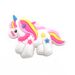 Cute Cartoon Unicorn Shoe Flower Summer Shoe Clasp Personality Detachable Soft Rubber Garden Shoe Decorative Clasp_viptrois.com
