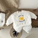 Baby clothing for boys and girls cute plus fleece thickened cotton-padded boy suit winter_viptrois.com