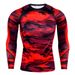 Men's Clothing Long-sleeved round-neck quick-drying ice silk t-shirt men's outdoor camouflage fitness clothes men's slim fit t-shirt_viptrois.com