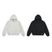 Men's Casual Fleece Hooded Sweatshirt – Slim Fit Boxy Cropped Pullover For Streetwear & Commuting_viptrois.com
