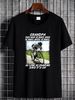 The Cycling Grandpa Front T-Shirt Homme Versatile Streetwear Graphic Soft Fashion Casual Unisex Comfortable Summer Designer Clothes Slightly_viptrois.com