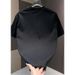Men's Short Sleeve T-Shirt - Breathable & Comfortable Summer Casual Tee For Relaxed Fit - Solid Color Round Neck Top (Black, White)_viptrois.com