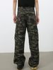 Large Pocket Workwear Jeans Men's Loose Straight Wide Leg Pants_viptrois.com