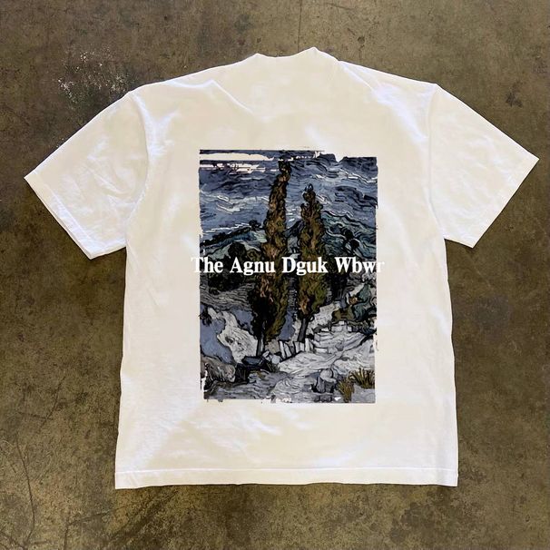 2025 Summer Essential Unisex Oversized Cotton Short-Sleeve T-Shirt – Trendy Loose Fit Casual Tee For Men And Women_viptrois.com