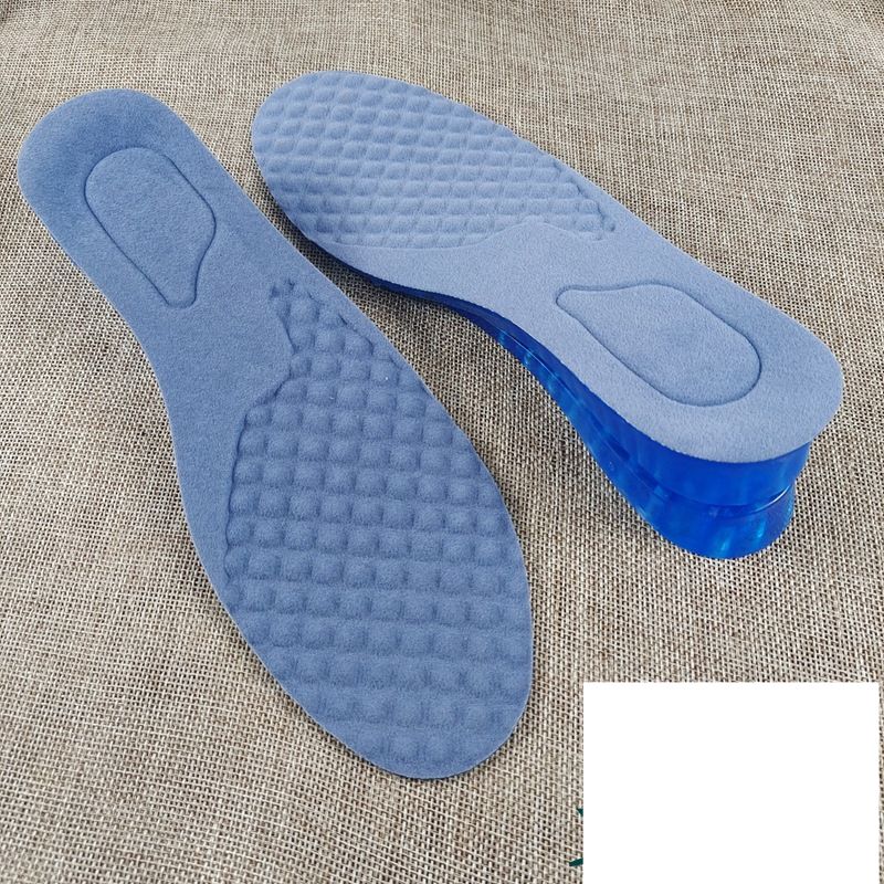 Silicone Height Increasing Insoles, Two Layer Double Layer Men's Height Increasing Insoles, Men's Honeycomb Invisible Height Increasing Insoles_viptrois.com