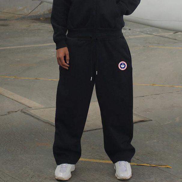 Striped Wide-leg Pants, Loose High-waisted Casual Pants, Elastic Waistband With Drawstring, Polyester Fabric._viptrois.com