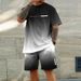Men's Summer Casual Beach Set Short Sleeved Shirt And Shorts Digital 3D Printed Pattern Comfortable Breathable Material_viptrois.com