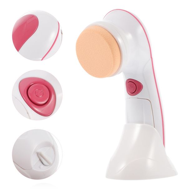 Electric Facial Brush With Electric Face Scrubber For Skin Care_viptrois.com