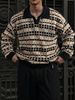 E 98900L Men's Knitted Sweater Cross-Border Source 2026 New Model Europe And America_viptrois.com