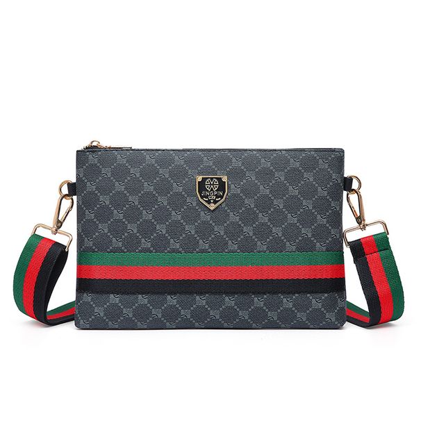 Women's Bags Soft Crossbody Bag Multifunctional Shoulder Clutch Bag New Men's Bag Unisex Envelope Bag Small Backpack Striped_viptrois.com