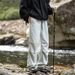 Men's Clothing Maillard Paratrooper Pants Overalls Autumn And Winter Trendy Couple Straight Wide Leg Trousers_viptrois.com