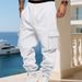 Men's Clothing Heavy Plus Velvet Men's Heavyweight Fleece-Lined Relaxed Fit Cargo Jogger Pants For Casual Streetwear & Outdoor Activities_viptrois.com