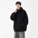 Teen Pullover American Half Zipper Hooded Sweater Design Sense Ins Trendy New Lazy Autumn Literary Routine_viptrois.com
