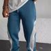 Men's Color Block Sweatpants, Straight Leg Joggers With Contrast Panels, Casual Athletic Pants For Gym & Streetwear_viptrois.com