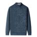 Men's Fleece-Lined Hooded Sweater Jacket For Autumn & Winter - Soft Cotton Blend, Lightweight & Warm, Comfort Fit (M-3xl)_viptrois.com