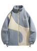 New Autumn Winter Lamb Wool For Boys, Trendy Handsome, With Thick And Warm, Loose Standing Collar Cotton Jacket 78A_viptrois.com