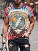 Men's Clothing New Summer Fashion New 3D Letter Printing Men's Casual Fashion T Shirt Large Size_viptrois.com
