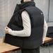 Unisex Quilted Puffer Vest – Lightweight Warm Sleeveless Jacket For Men & Women (Black/Grey/Mint Green, Sizes M-5xl) | Trendy Layering Essential_viptrois.com
