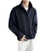 Pure 2023 Autumn Winter New Cable Knit Cardigan Men's Korean Style Loose Versatile Solid Color Sweater Thickened Coat Top_viptrois.com