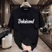 2025 Summer Loose Men And Women Pullover 100% Cotton Short Sleeve T-shirt_viptrois.com