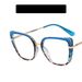 Women's Eyeglasses New Cat Eye Glasses Frame Anti Blue Light Flat Glasses Personalized Ins Glasses Plain Glasses Frame_viptrois.com