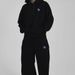 Men's Letter Print Hoodie And Jogger Set Streetwear Essentials Oversized Fit Winter Ready Extended Sizes 4XL 5XL_viptrois.com