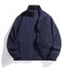 Men's Outdoor Casual Jacket – Lightweight & Comfortable (Khaki/Black/Army Green/Denim Blue, M-8XL)_viptrois.com