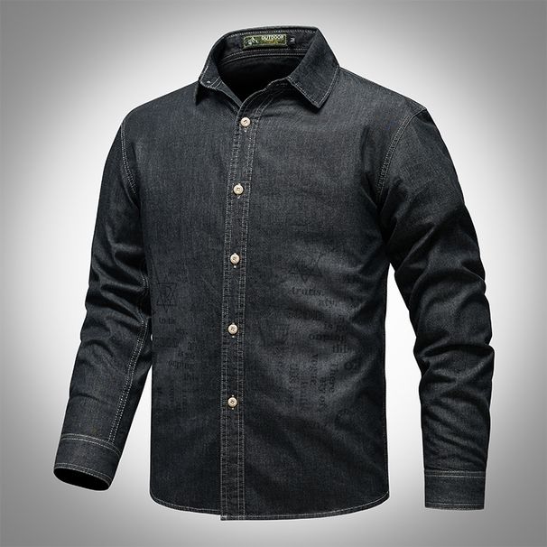 Man's clothing tb Shirt Men's Cotton Denim shirt Men's shirt Long sleeve men's shirt Men's shirt Men's shirt Men's_viptrois.com
