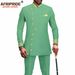 Men's clothing African men slim two piece set_viptrois.com