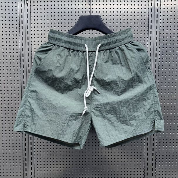 Lightweight Quick-Dry Shorts For Men - Breathable Solid Color Drawstring Casual Shorts For Summer Lightweight Comfort_viptrois.com