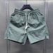 Lightweight Quick-Dry Shorts For Men - Breathable Solid Color Drawstring Casual Shorts For Summer Lightweight Comfort_viptrois.com