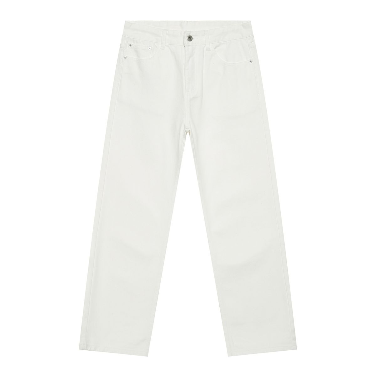 Men's Clothing Multi Color Straight Washed Jeans For Men Loose Straight Wide Leg Versatile Casual Trousers_viptrois.com