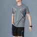 Men's Clothing Sports Suit Men's Quick Drying Clothes Ice Silk Vest Shorts Running Summer Training Fitness Ball Clothes_viptrois.com